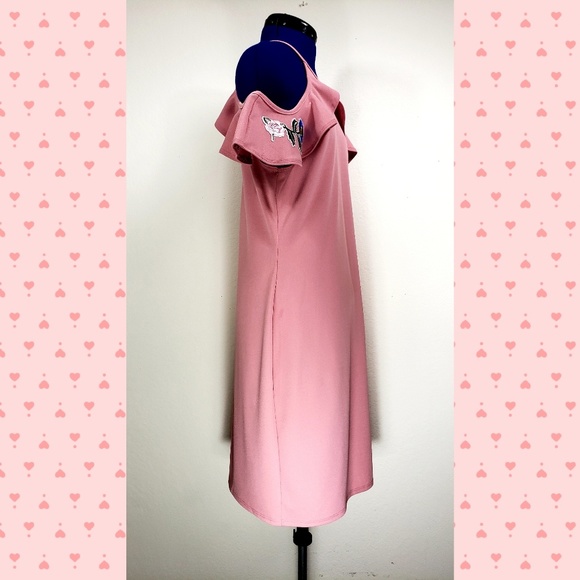 NEW Spring Summer Pink Ruffle Girly dress plus - Picture 4 of 8